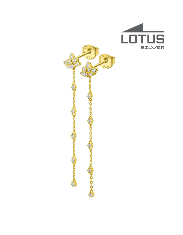 LOTUS SILVER EARRINGS 
